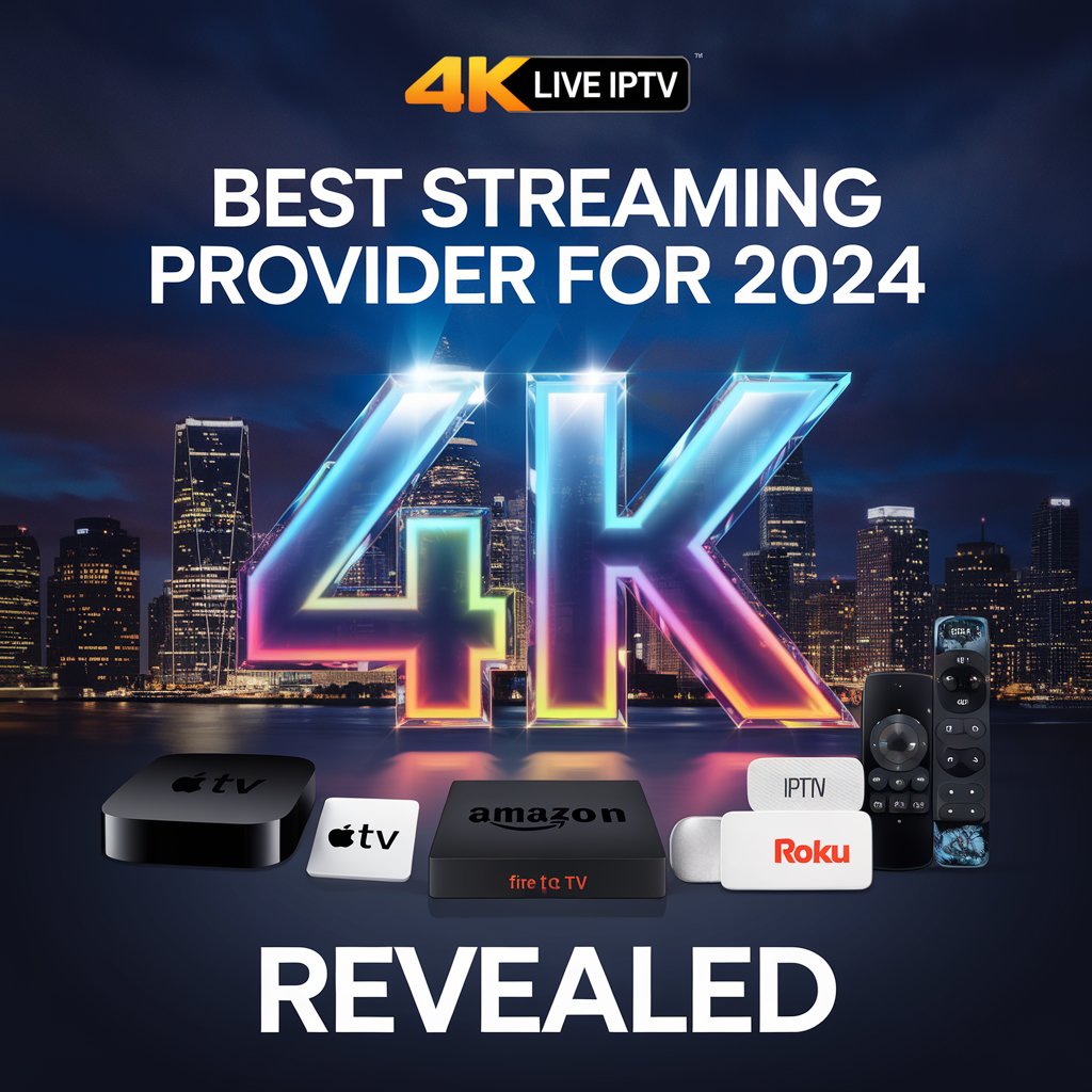 4K LIVE IPTV: Best Streaming Provider for 2024 Revealed.
