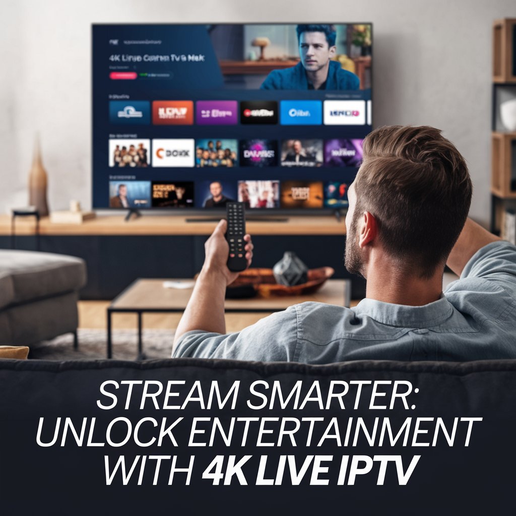 Stream Smarter: Unlock Entertainment with 4K LIVE IPTV