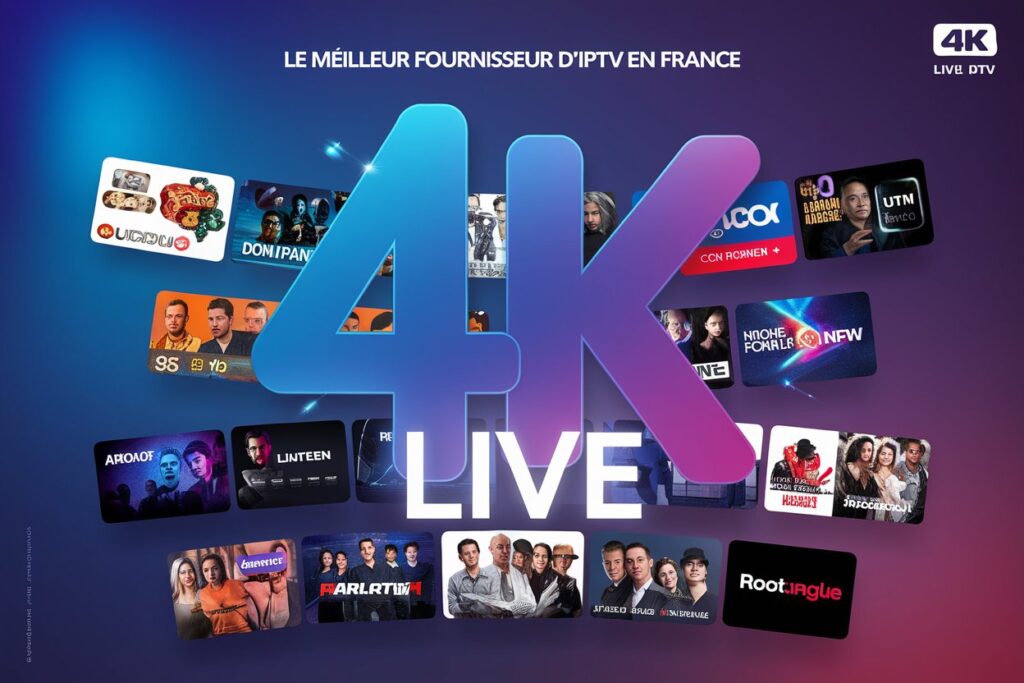 4K Live IPTV - Le Meilleur Fournisseur d'IPTV en France