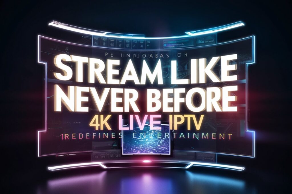 Stream Like Never Before: 4K Live IPTV Redefines Entertainmen