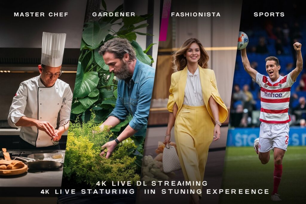 Cooking, Lifestyle, and More: Niche Channels for Every Passion with 4K Live IPTV