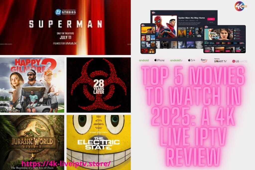 Top 5 Movies to Watch in 2025: A 4K Live IPTV Review