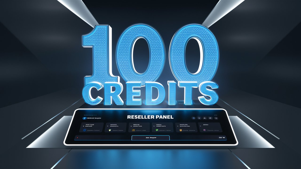 100 Credits + IPTV Reseller Panel